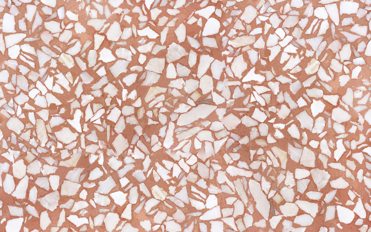 terra-cotta natural stone terrazzo Wall Mural