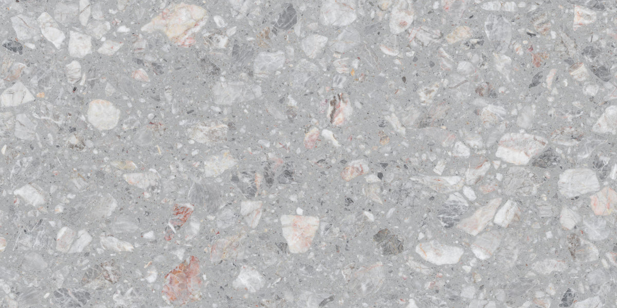 Terrazzo Cement Natural Stone Tile  Wall Mural in your room — zoomed