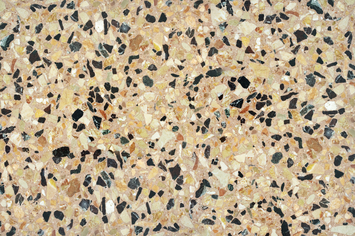 Fragmented Mosaic Earth Stone Wallpaper Wall Mural in your room — zoomed
