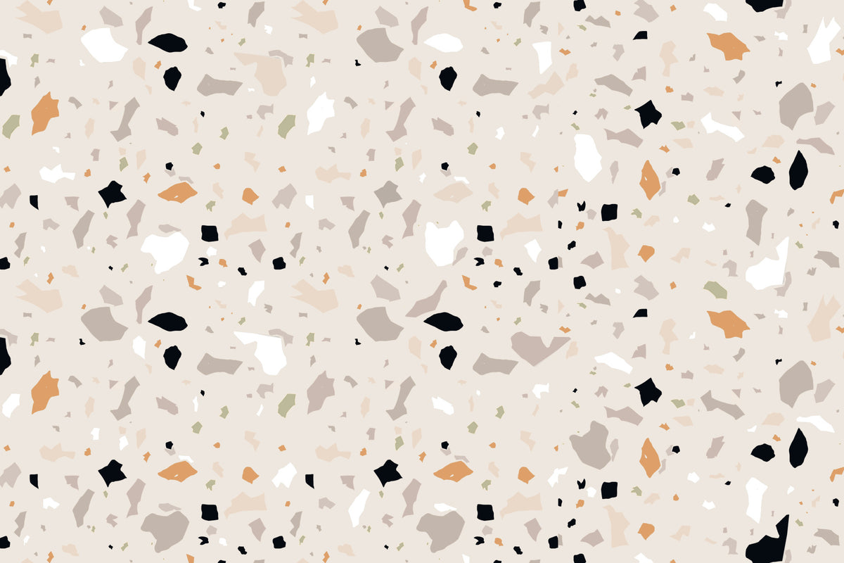 Minimalist Terrazzo Art Natural Stone Wallpaper Wall Mural
