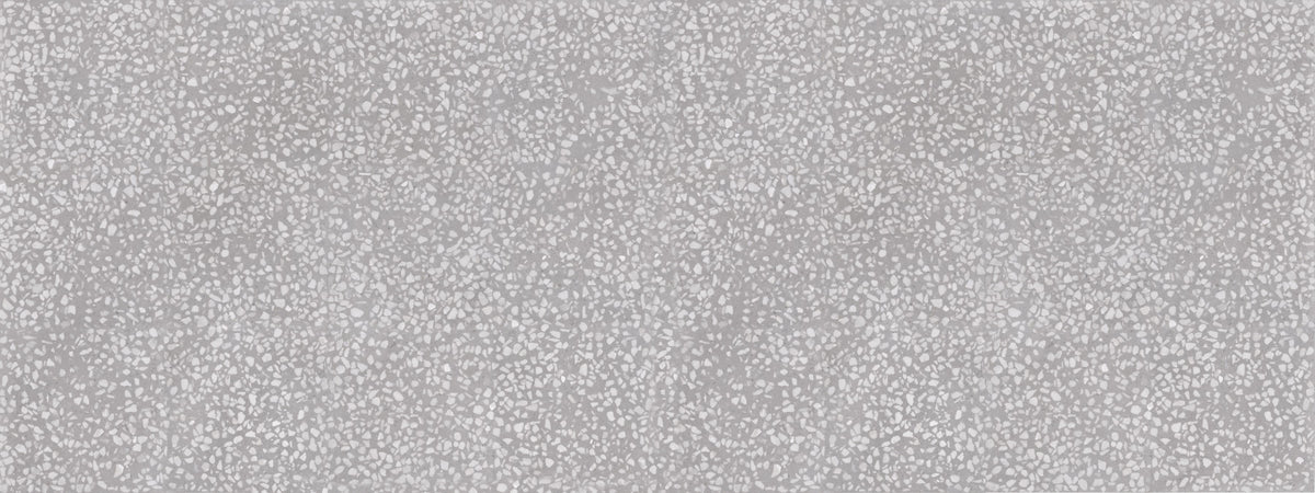 Grey Terrazzo Effect Natural Stone Textures Wallpaper Wall Mural in your room — zoomed