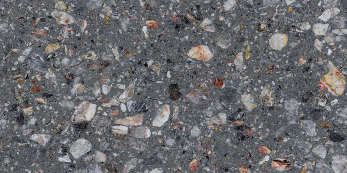 Pebble Stone Harmony Natural Look Tile Wallpaper Wall Mural in your room — zoomed