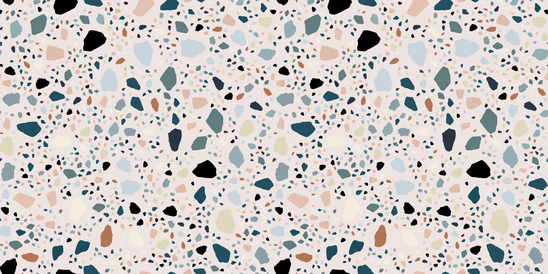vibrant multicolour terrazzo wallpaper Wallpaper⁠