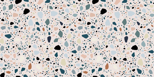 vibrant multicolour terrazzo wallpaper Wallpaper⁠
