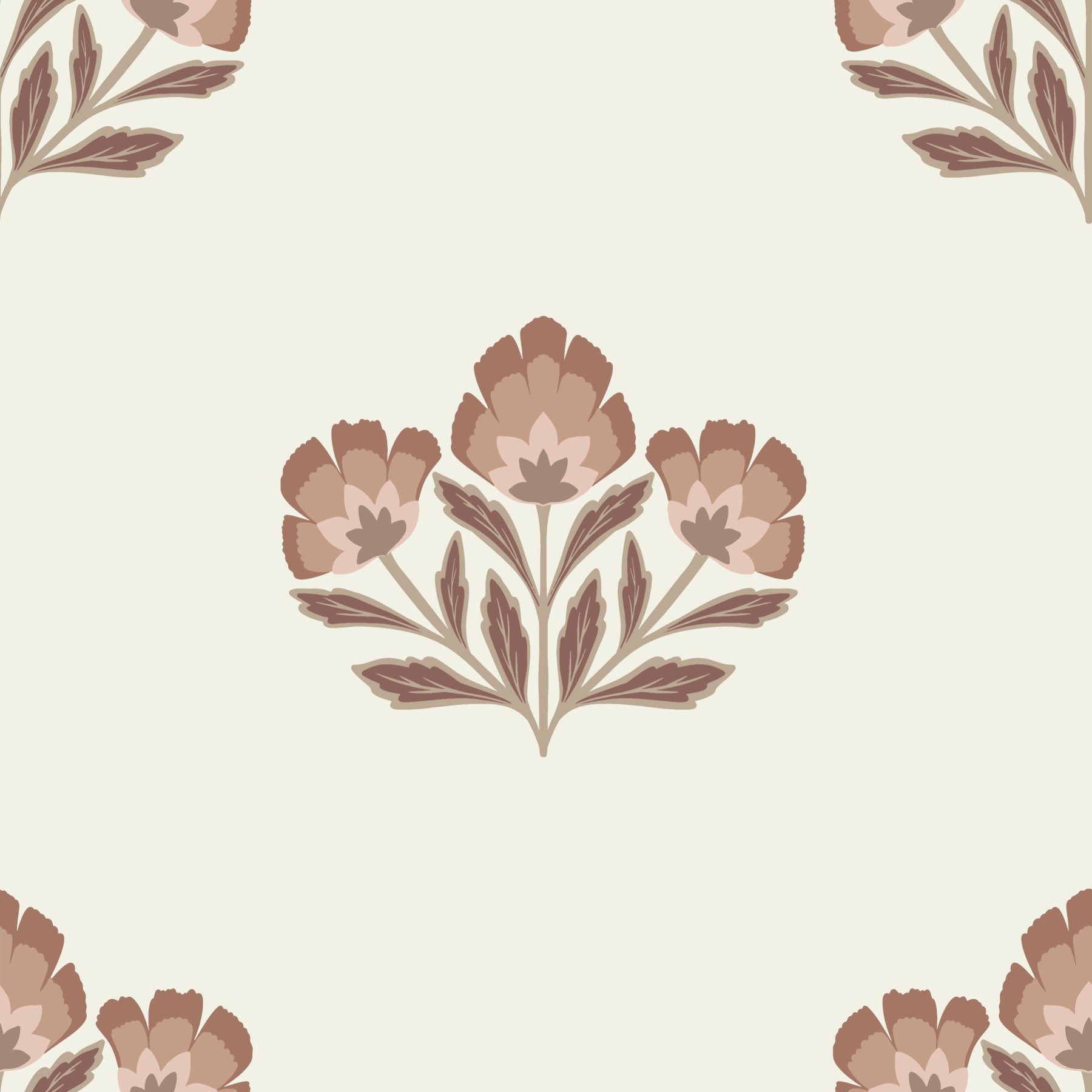 Earthy Flora Wallpaper⁠