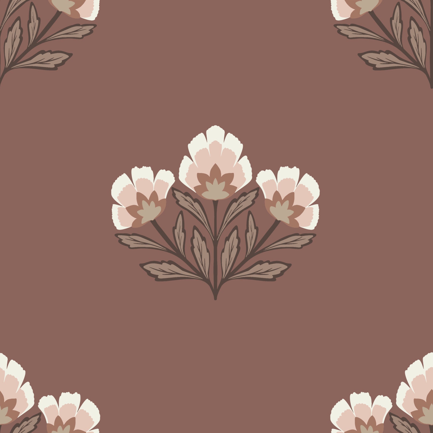Earthy Blossom Wallpaper⁠
