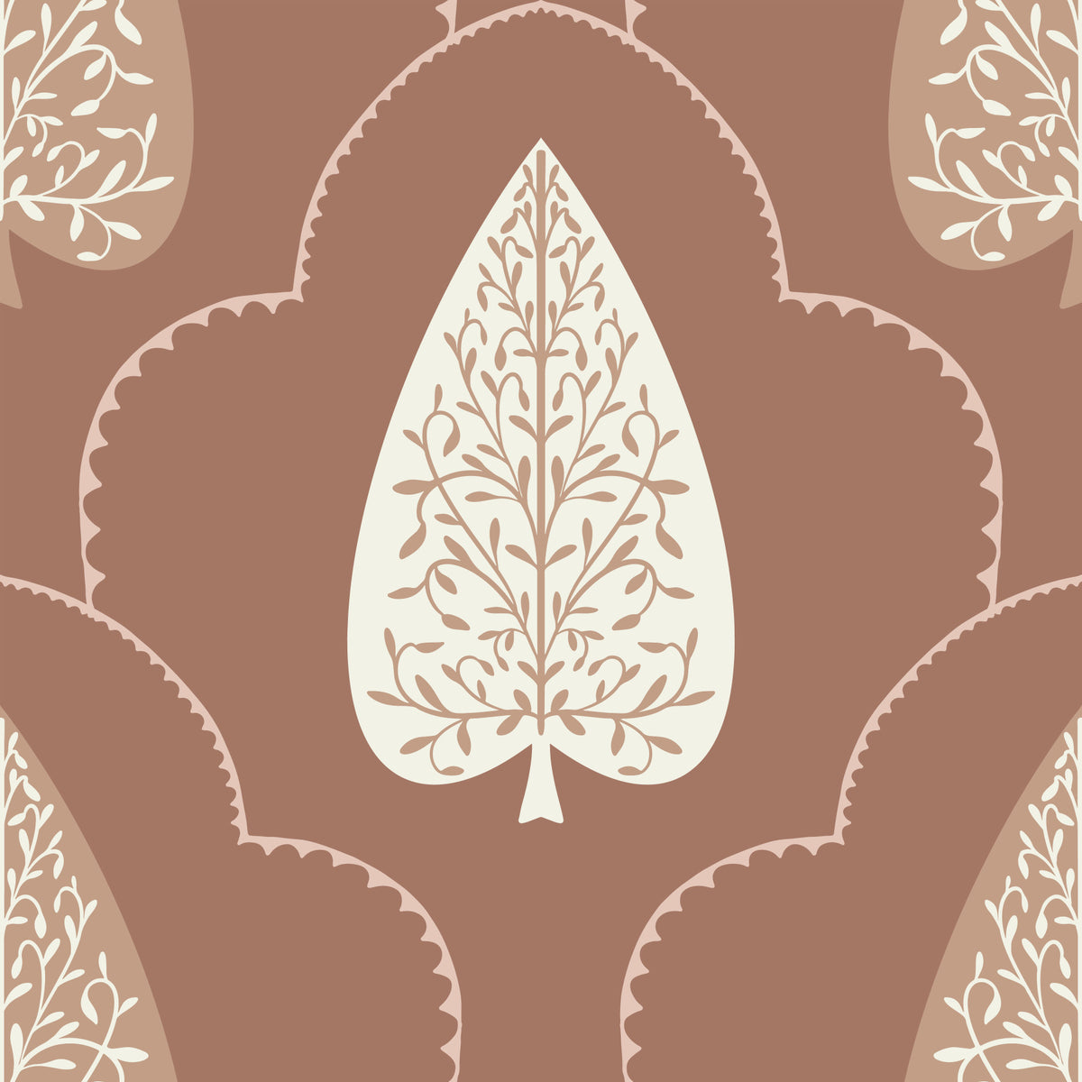 Arboreal Accent Wallpaper⁠