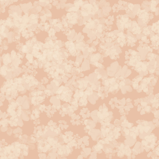Blush Bloom Brushstrokes Wallpaper⁠