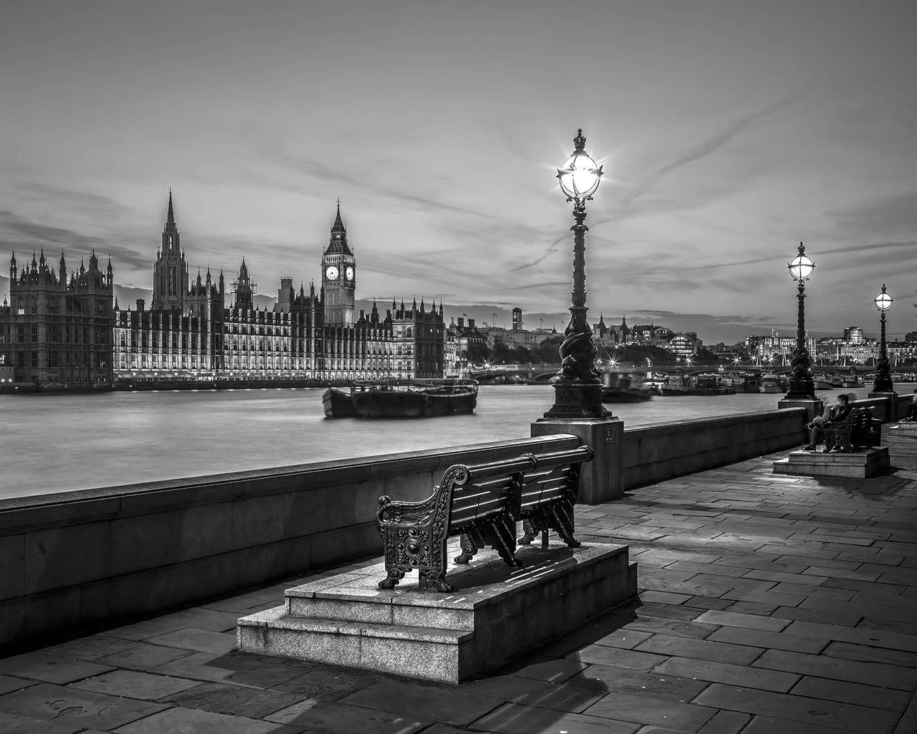 Thames Twilight: A London Icon Wall Mural