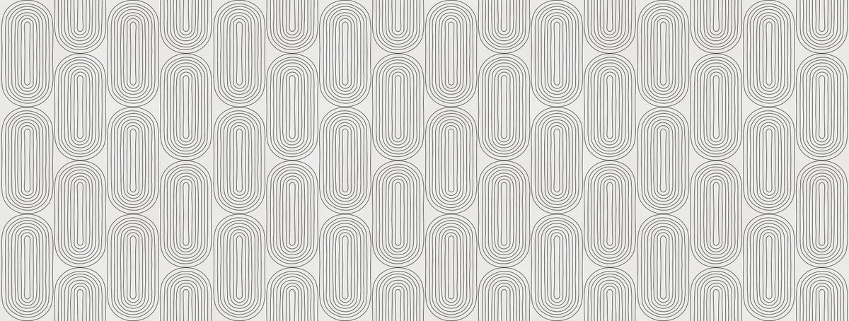 Retro Arches Wall Mural