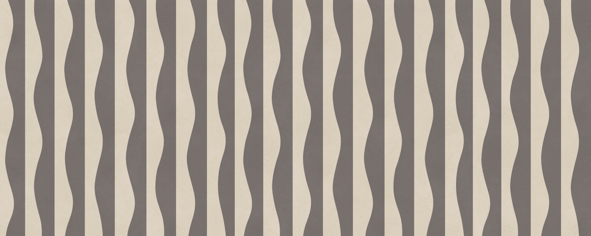 Groovy Stripes Wall Mural in your room — zoomed