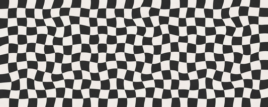 Wavy Check Wall Mural