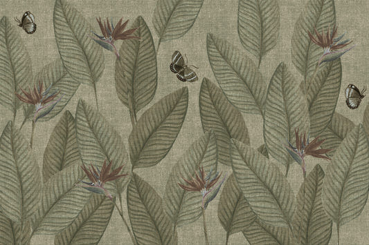 Jungle Life Antique Wall Mural