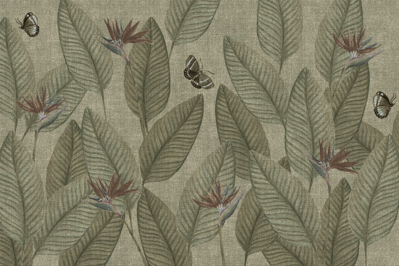 Jungle Life Antique Wall Mural