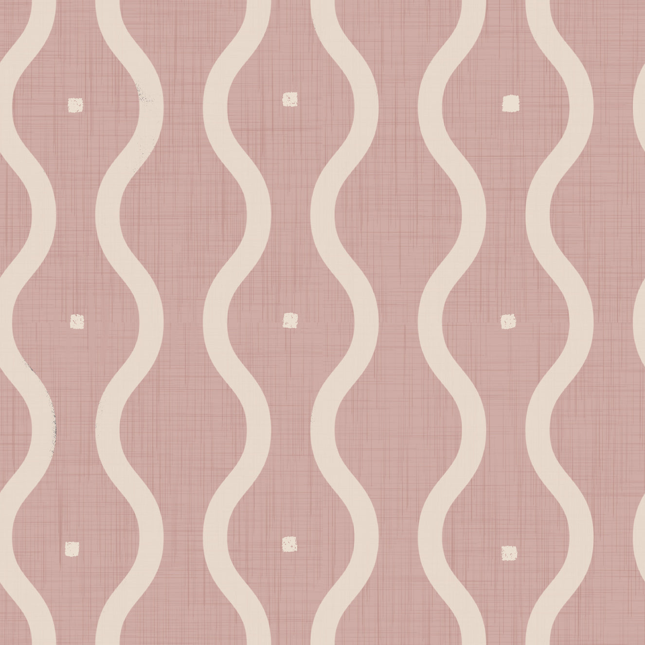 Retro Peach Waves Wallpaper⁠