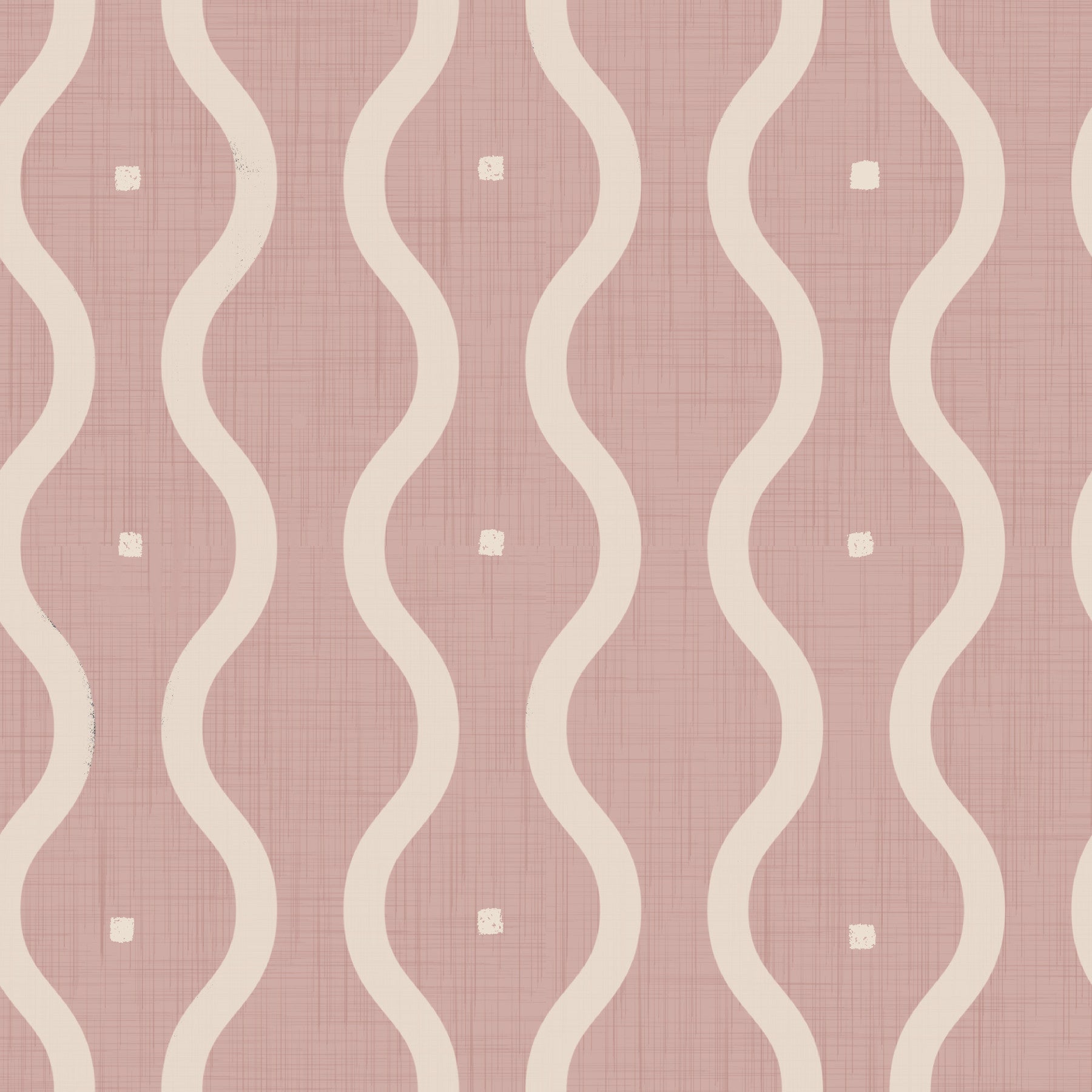 Retro Peach Waves Wallpaper⁠