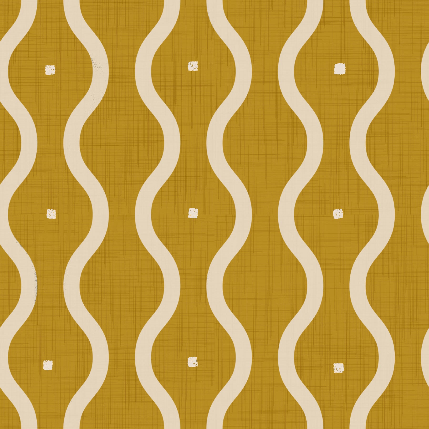 Groovy Golden Waves Wallpaper⁠