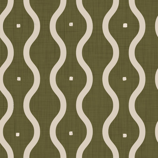 Olive Grove Waves Wallpaper⁠