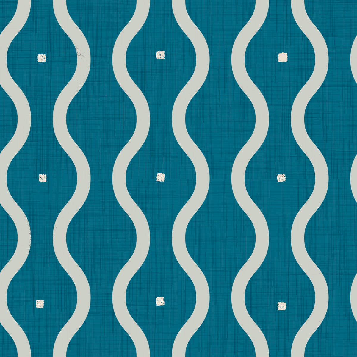 Retro Waves Teal Wallpaper⁠