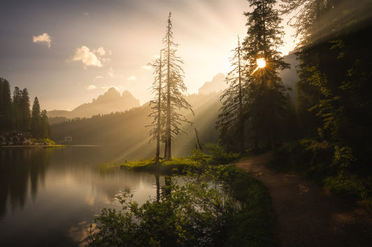 Lakeside Radiance Wall Mural - 2553233
