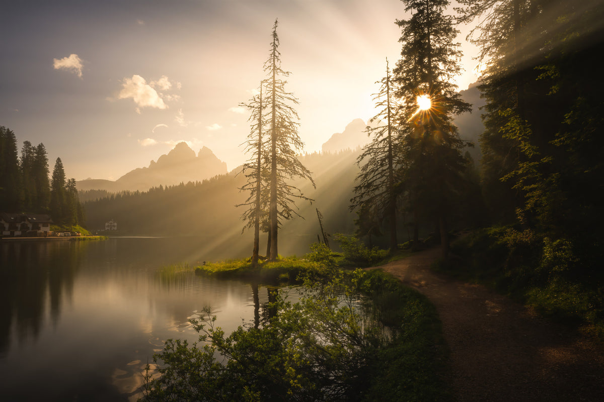Lakeside Radiance Wall Mural - 2553233 in your room — zoomed