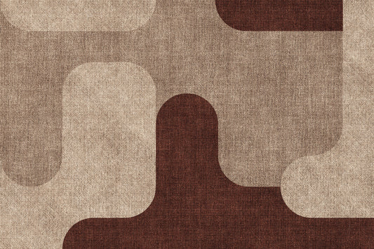 Earthy Curves Design Wall Mural