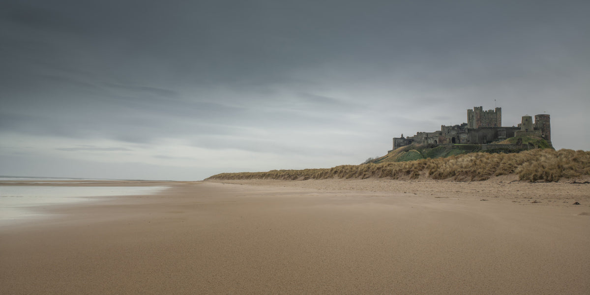 Bamburgh Castle Wall Mural in your room — zoomed