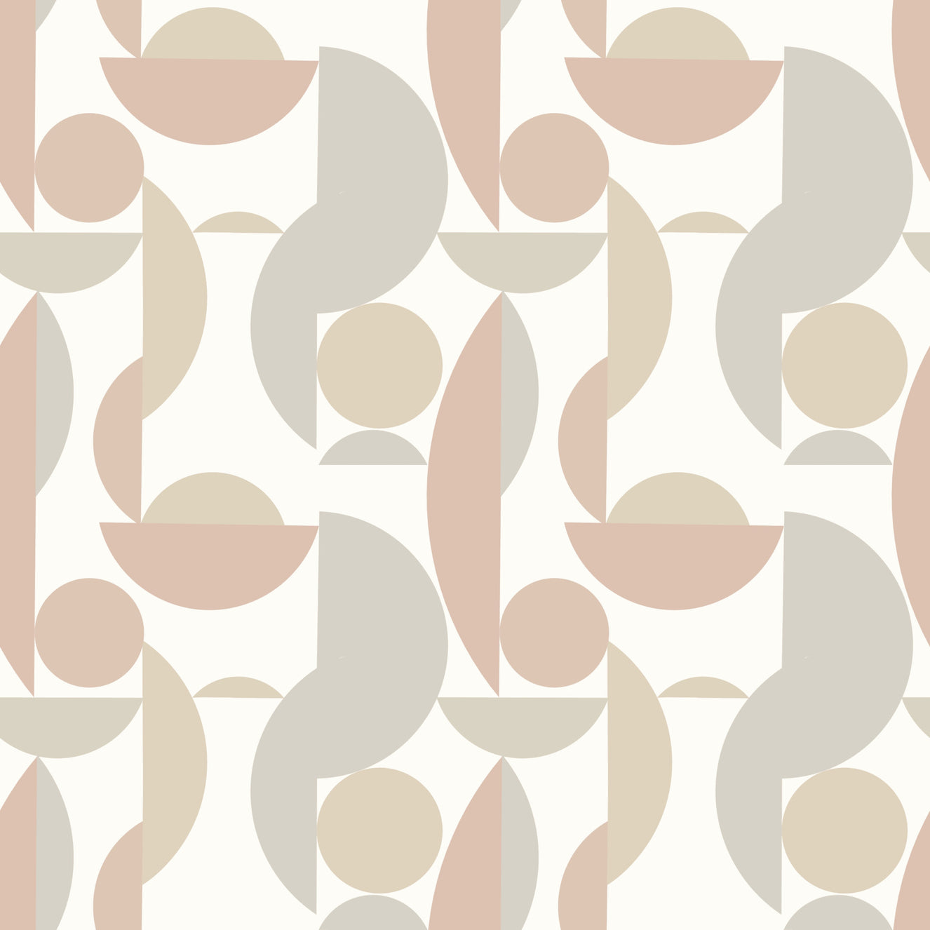 Neutral Geo Chic Wallpaper⁠