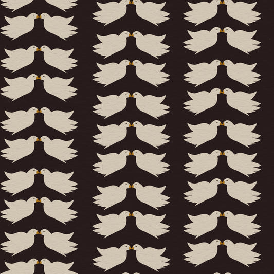 Kissing Doves Wallpaper⁠