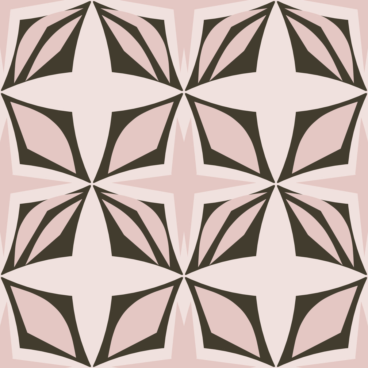 Dusty Rose Design Wallpaper⁠ in your room — zoomed