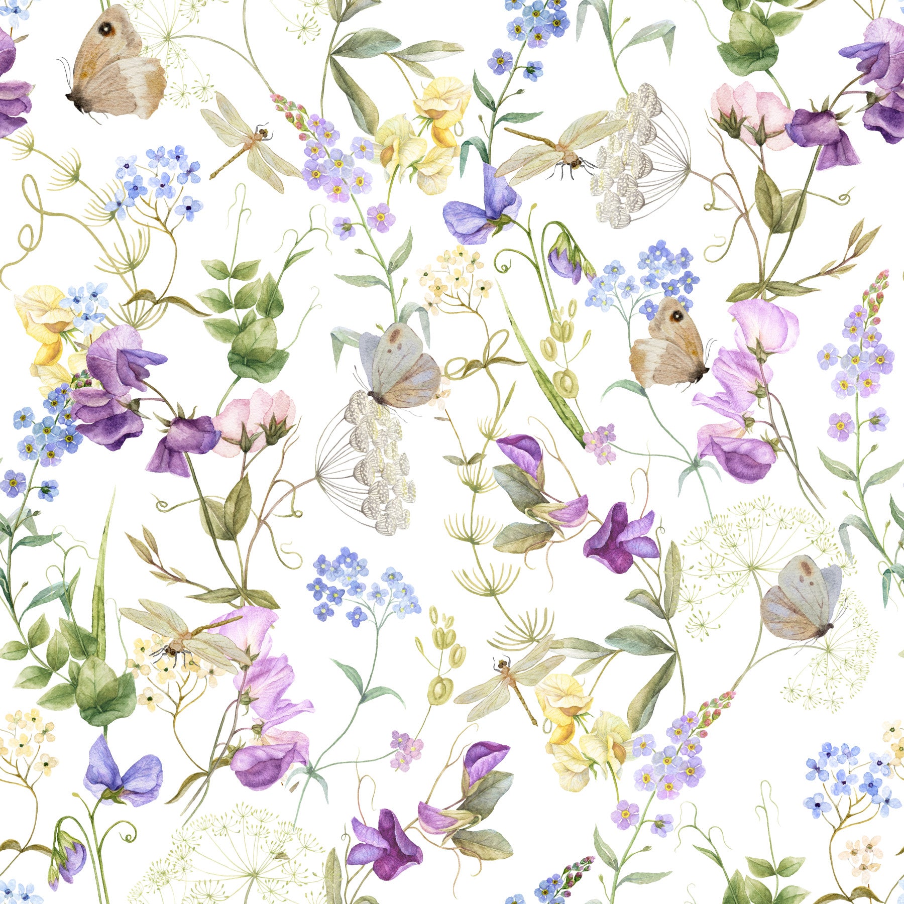 Floral Whispers Wallpaper⁠