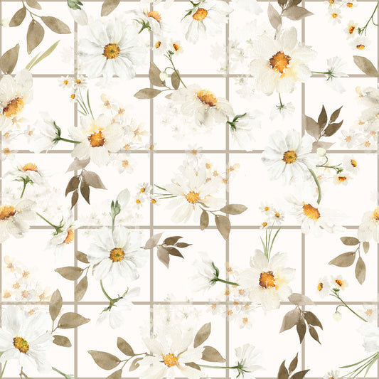 Daisy Window Panes Wallpaper⁠