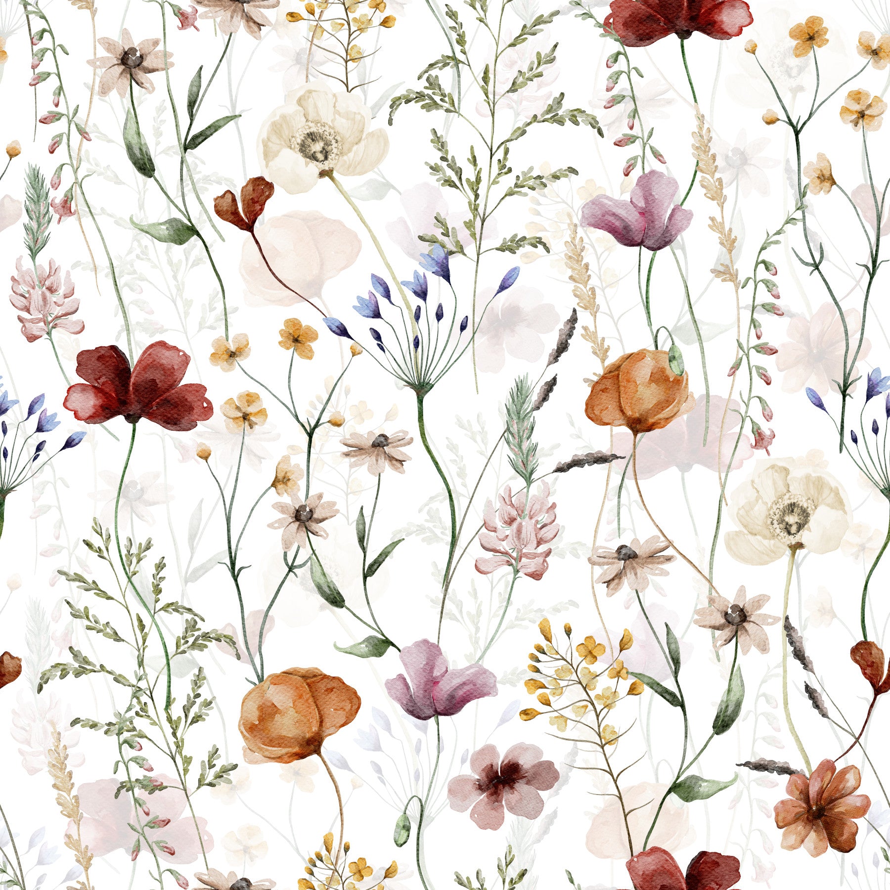 Wildflower Hues Wallpaper⁠