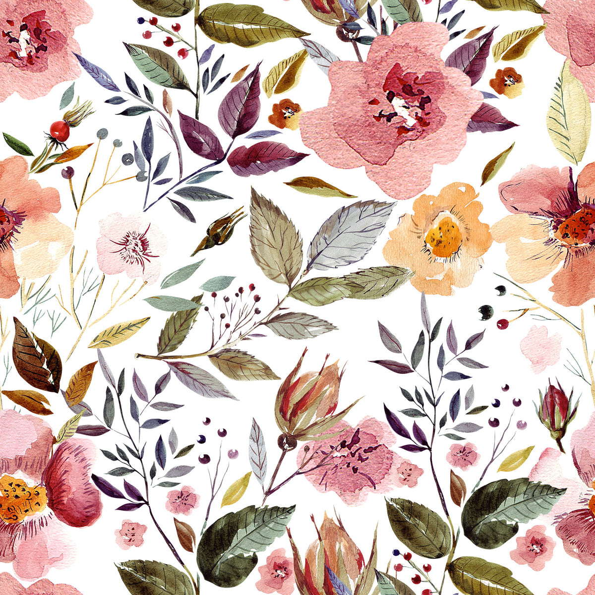 Blush Bloom Echo Wallpaper⁠