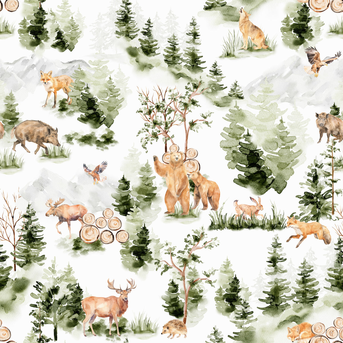 Forest Friends Wallpaper⁠