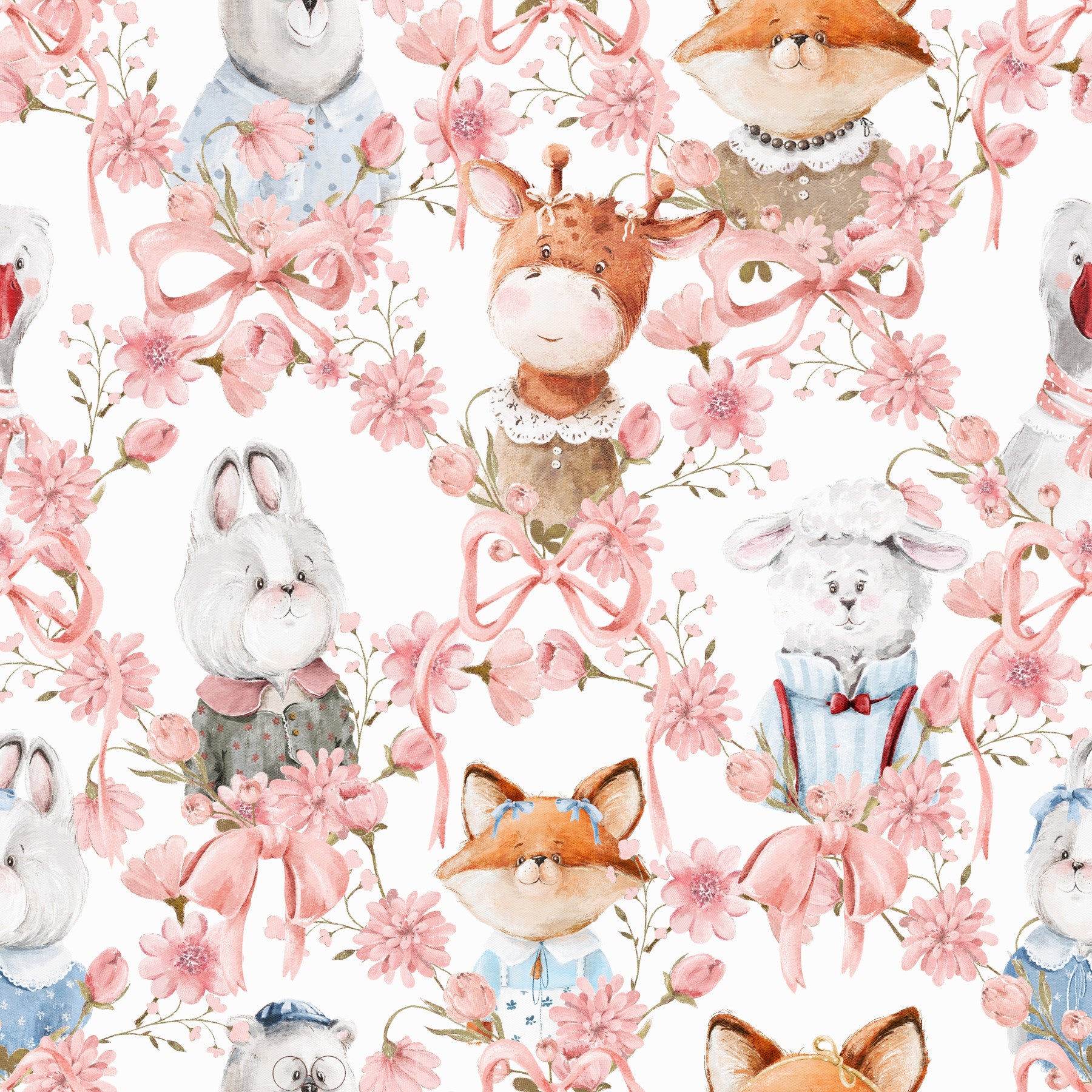 Floral Friends Wallpaper⁠