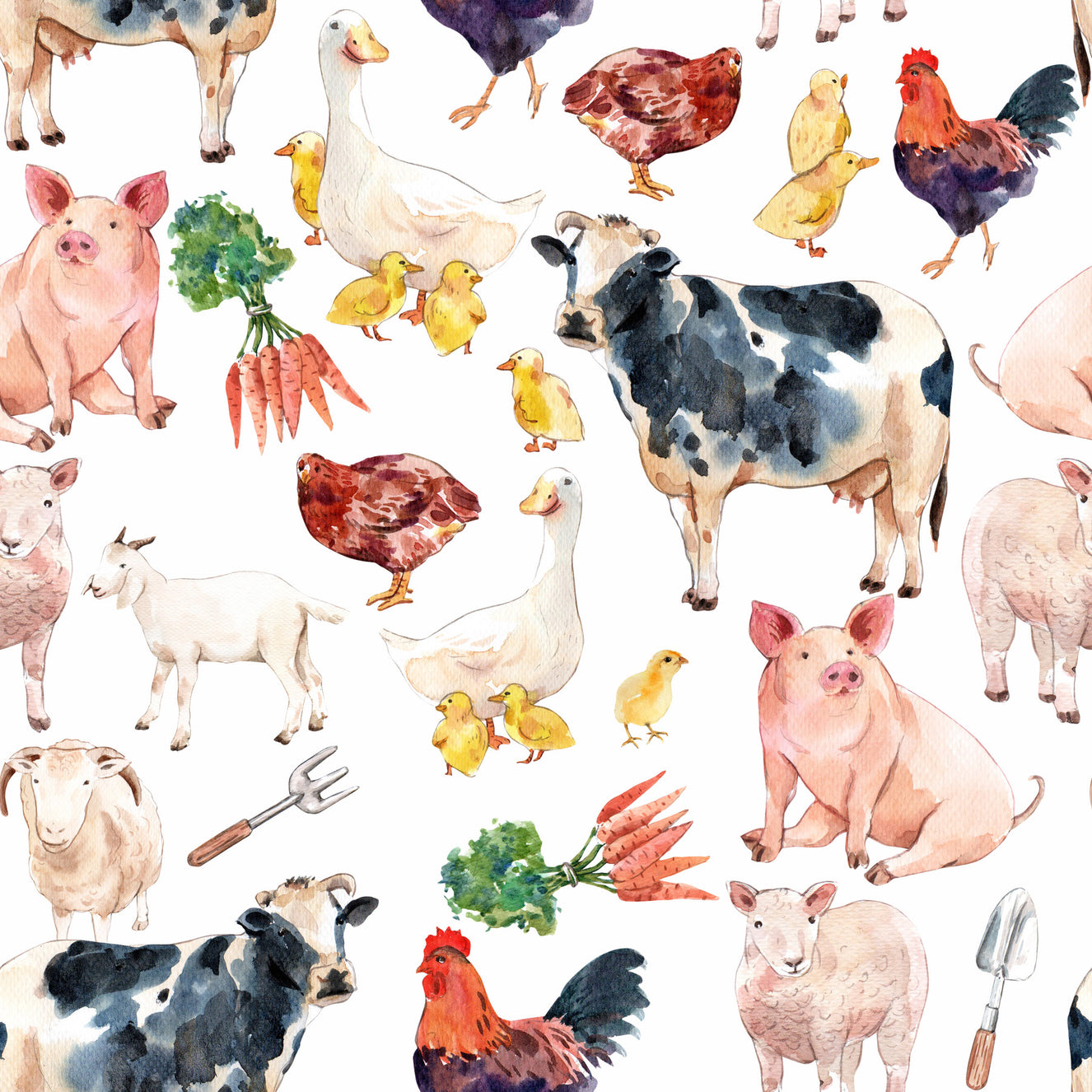 Farmyard Friends Wallpaper⁠