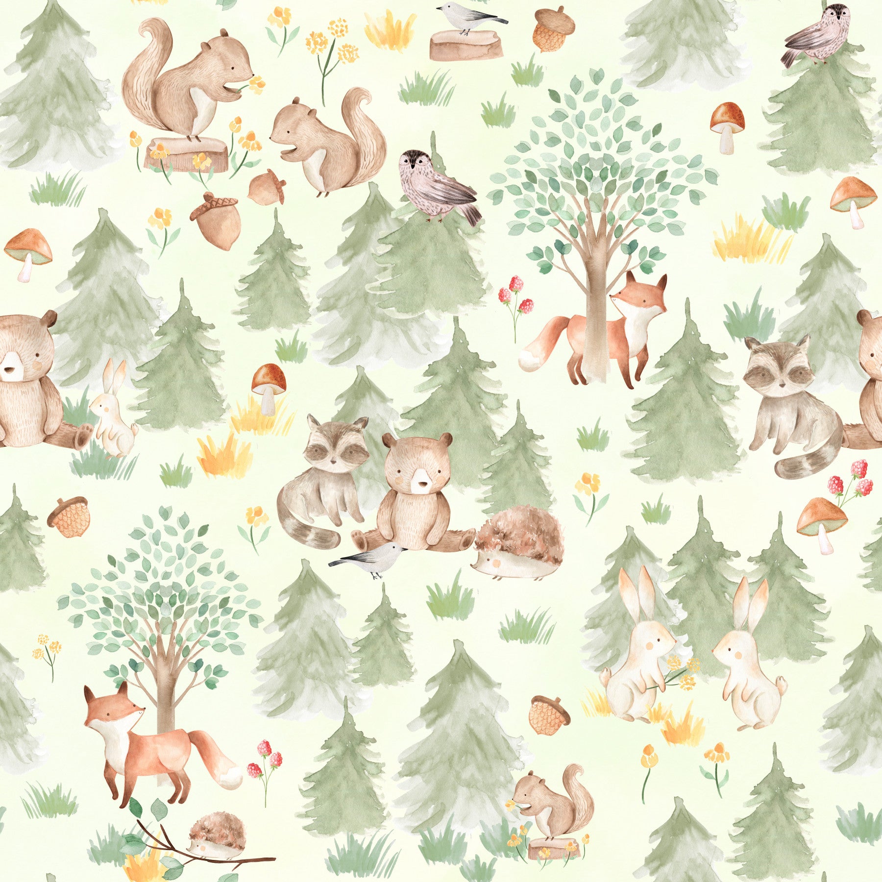 Forest Friends Forever Wallpaper⁠