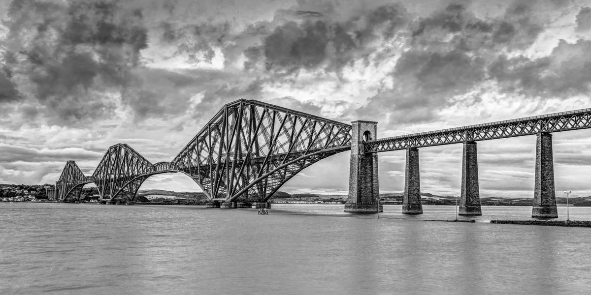 Forth Bridge Majesty Wall Mural in your room — zoomed