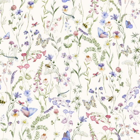 Floral Watercolor Whispers Wallpaper⁠