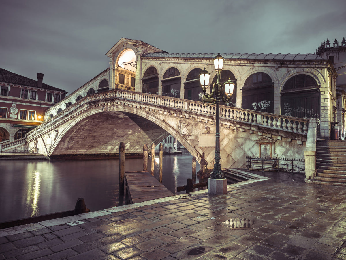 Rialto Bridge Wall Mural in your room — zoomed