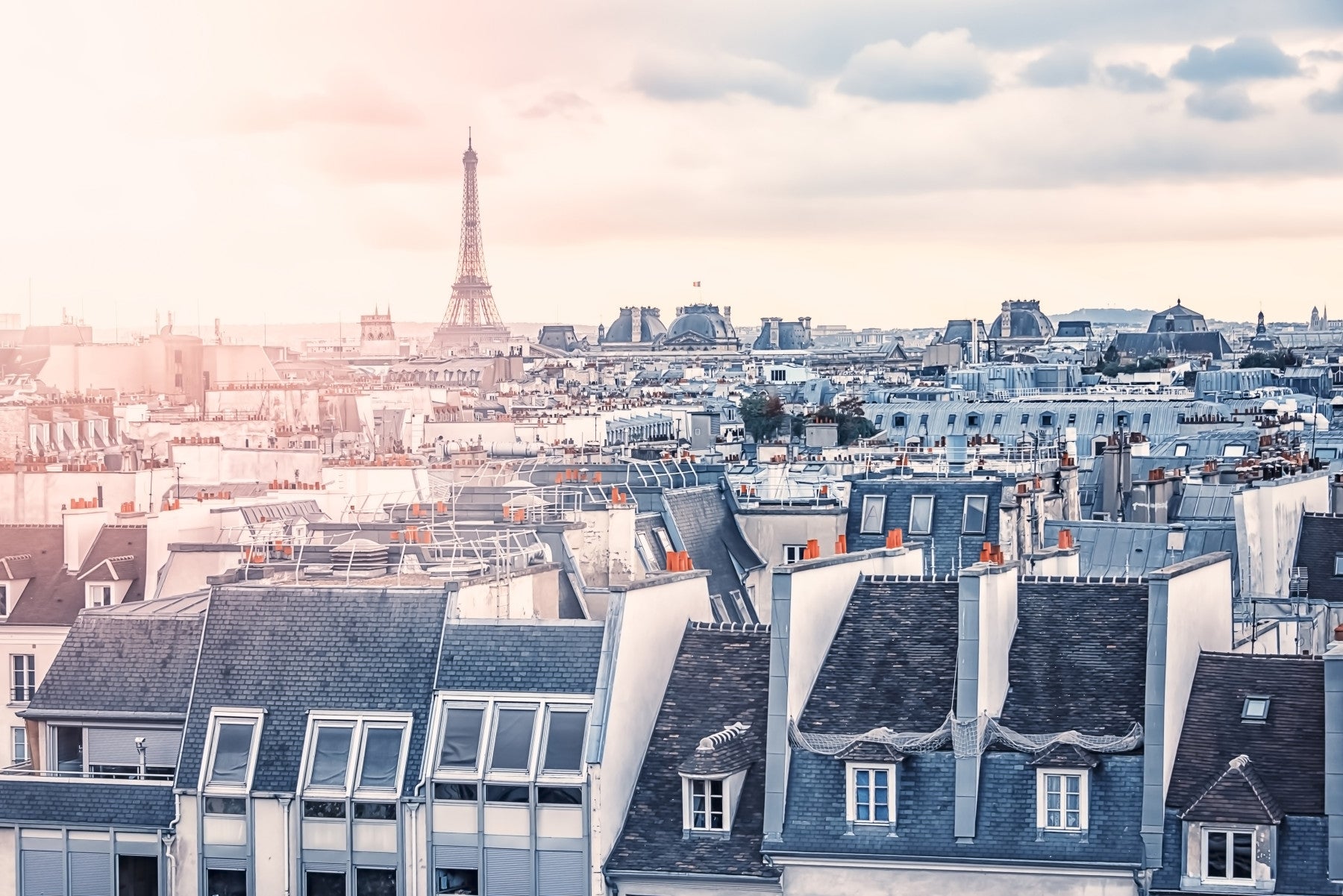 Parisian Sunrise Wall Mural