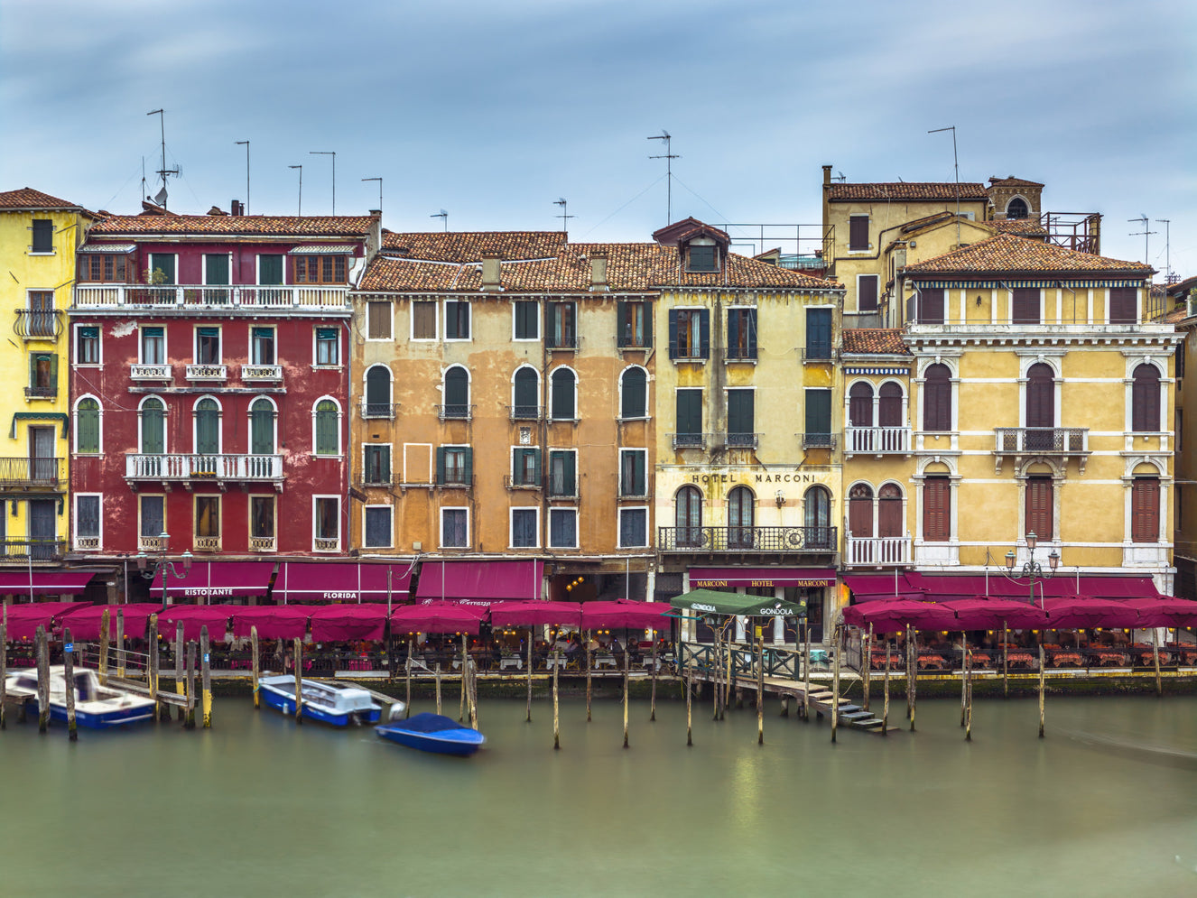 Colorful Venice Facades Wall Mural