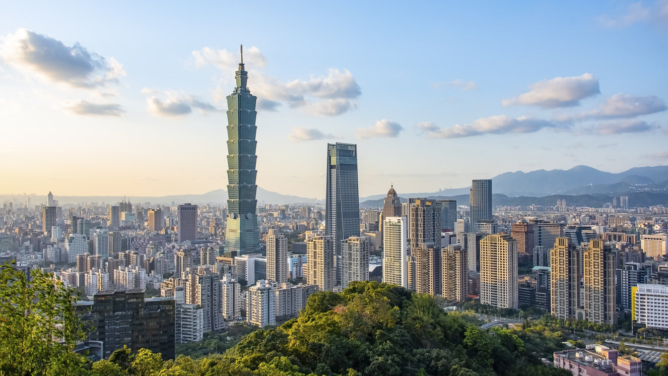 Taipei Skyline Serenity Wall Mural