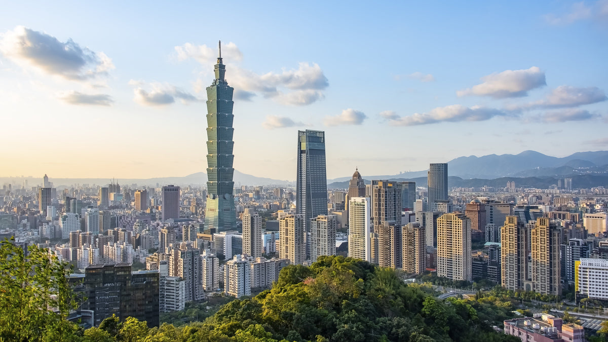 Taipei Skyline Serenity Wall Mural