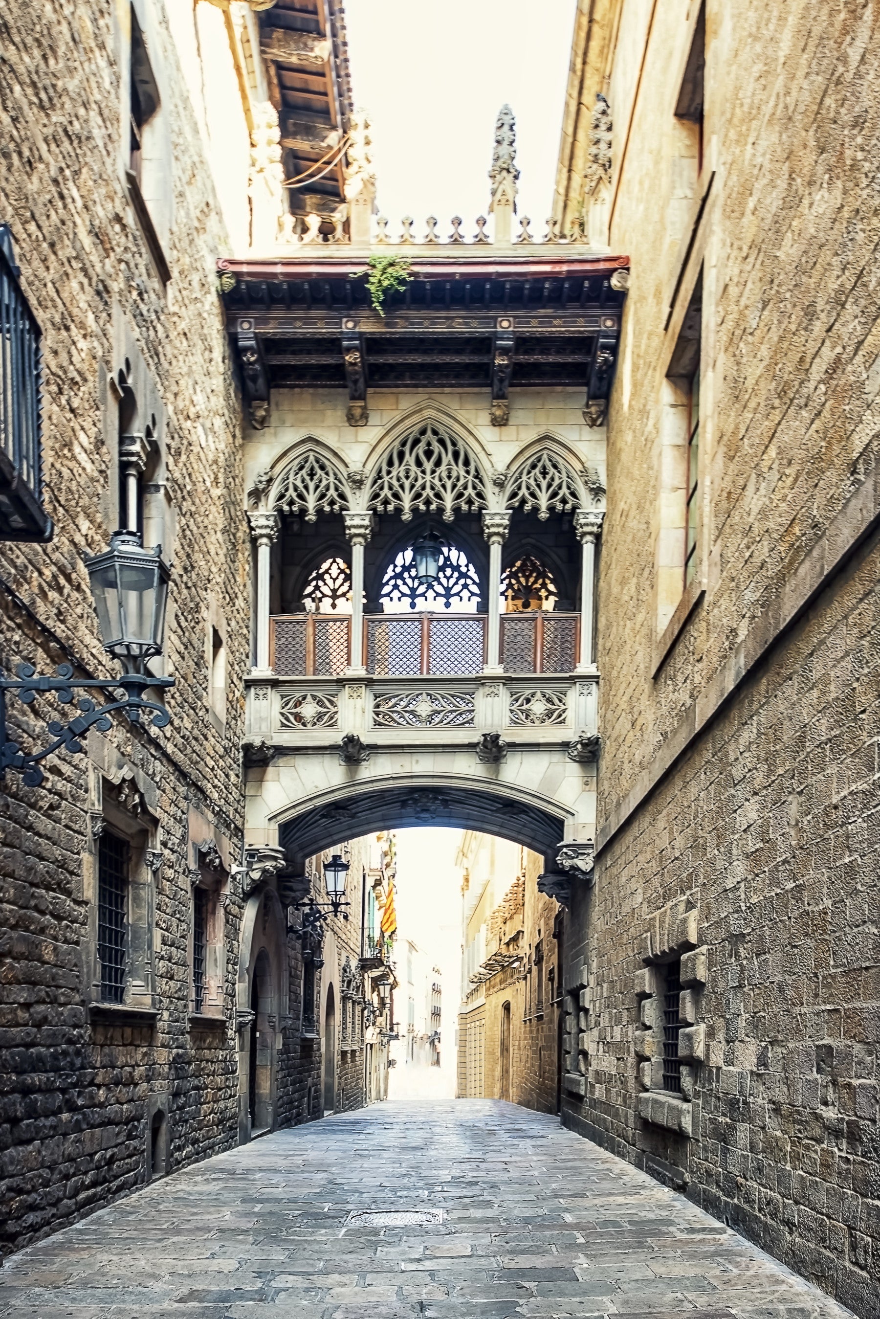 Gothic Quarter Archway Wall Mural