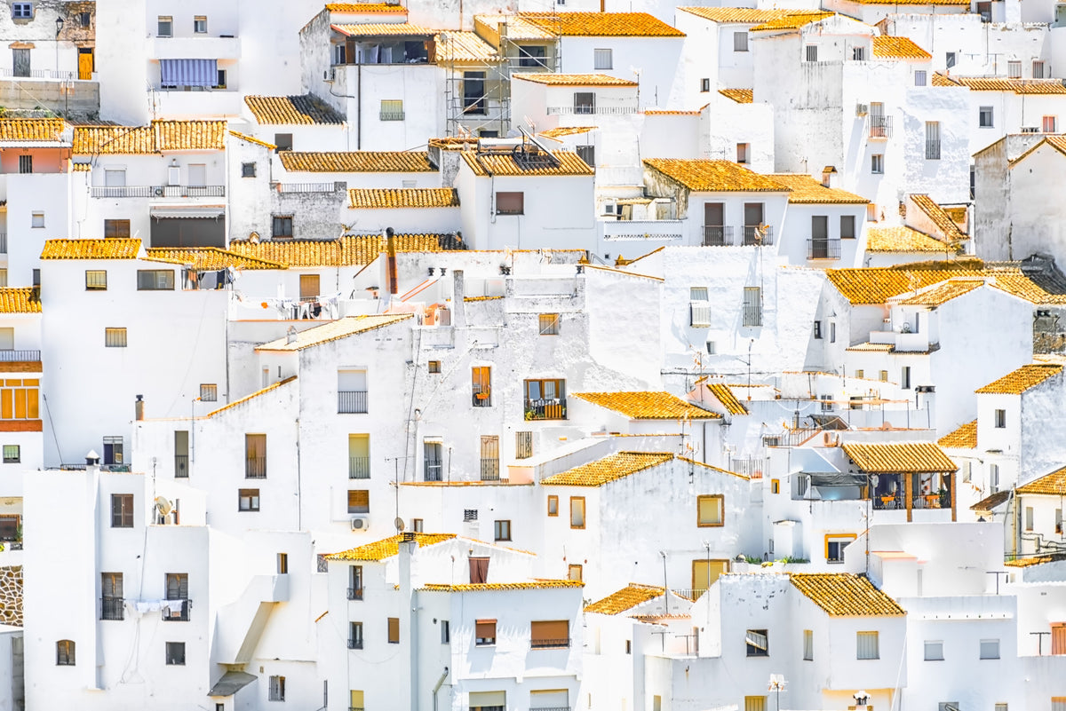 Andalusian Village Wall Mural in your room — zoomed