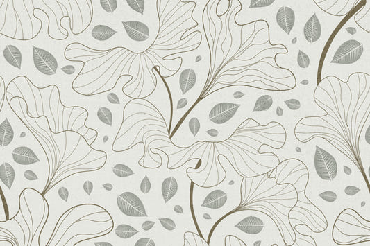 Timeless Ginkgo Garden Wall Mural