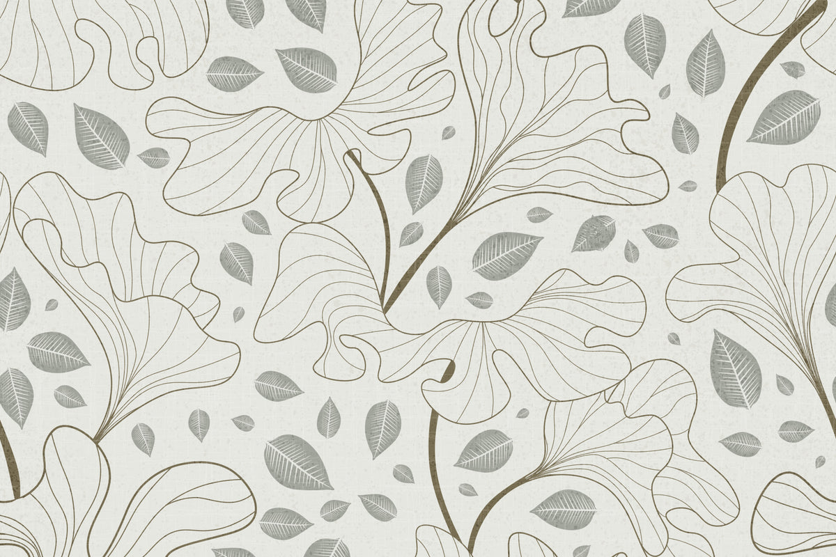 Timeless Ginkgo Garden Wall Mural