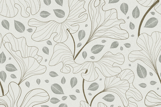 Timeless Ginkgo Garden Wall Mural